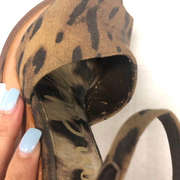 Sam Edelman | Cheetah Print Wedges - Picture 8 of 9